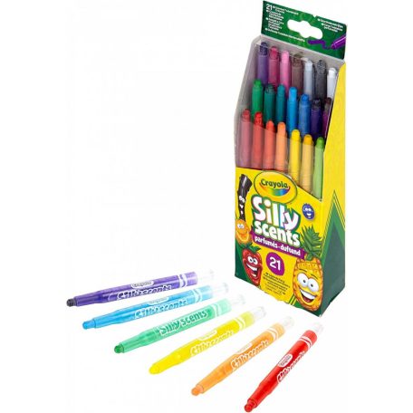 Crayola - illatos viaszkréta - csavaros - 21 darabos csomag - 00252