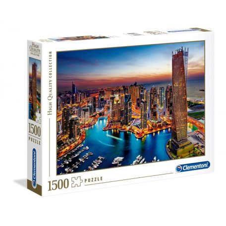 Clementoni - 1500 darabos puzzle - Dubai marina - 00631