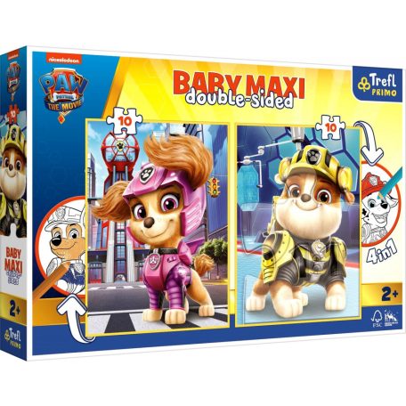 Trefl BABY MAXI 2x10 darabos puzzle csomag - Mancs őrjárat - 01020