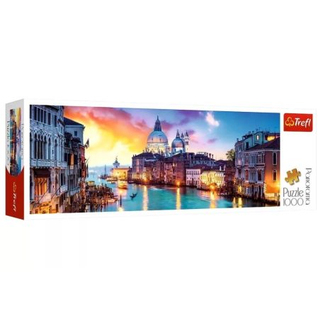 Trefl - 1000 darabos puzzle csomag - Canal Grande panoráma - 02296