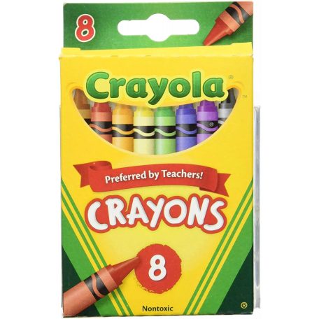 Crayola viaszkréta - 8 darabos csomag - 02428
