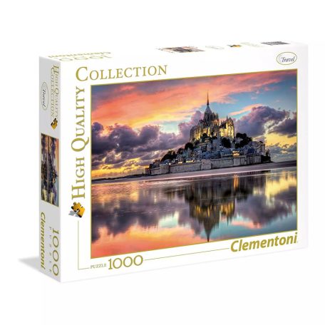 Clementoni puzzle - Mont-Saint-Michel - 1000 darabos kirakós csomag - 02719