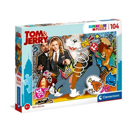 Clementoni - 104 darabos puzzle - Tom és Jerry - 02900