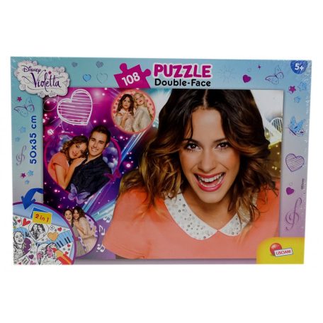 Violetta kétoldalas puzzle, 108 db - 05654