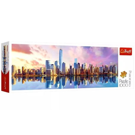 Trefl - 1000 darabos puzzle csomag - Manhattan panoráma - 07896
