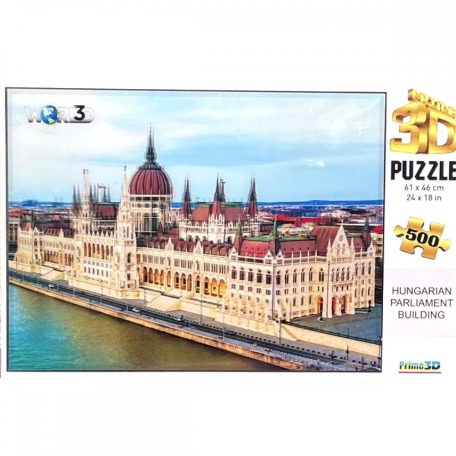 Prime 3D puzzle - Magyar Parlament - 500 darabos kirakós csomag - 16026