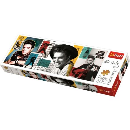 Trefl puzzle csomag - Elvis Presley kollázs - 500 db - 16327