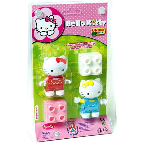 UNICO Hello Kitty figura szett bliszteren - 4 db - 18385