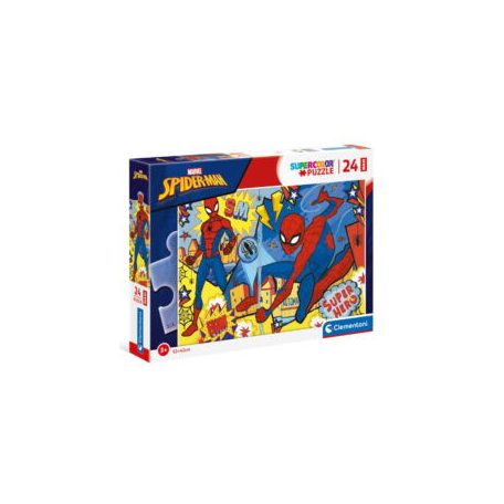 Clementoni kirakó, puzzle,   24 db, Pókember a szuperhős 24216