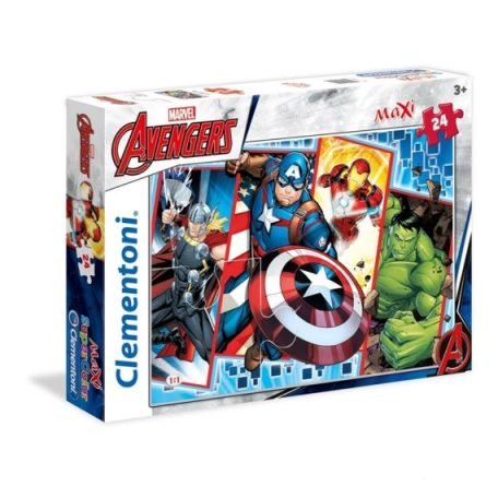 Clementoni kirakó, puzzle,   24 db, Avengers - Bosszúállók 24495