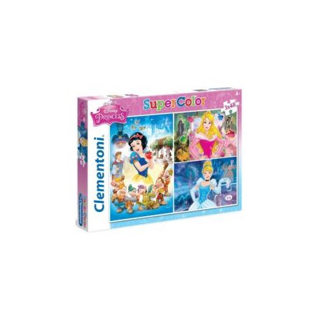 Clementoni kirakó, puzzle, 3 x 48 db, Disney princess 25211