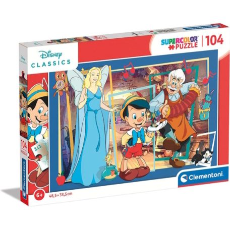 Clementoni kirakó, puzzle, 104 db, Pinokkió 25749