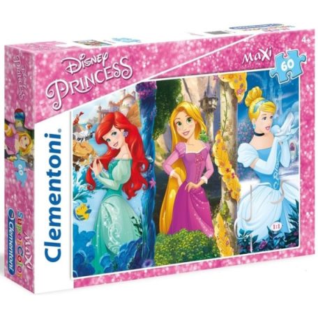 Clementoni kirakó, puzzle,   60 db, Disney Princess 26416