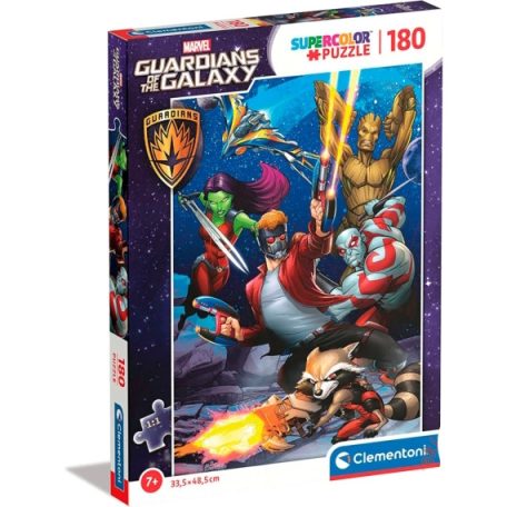 Clementoni kirakó, puzzle,  180 db, Marvel - Galaxis őrzői 29783