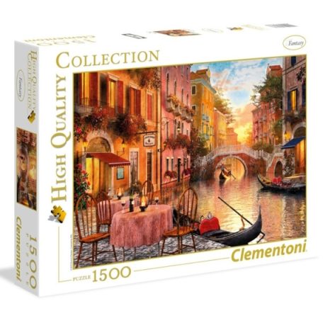 Clementoni kirakó, puzzle, 1500 db, Velence 31668