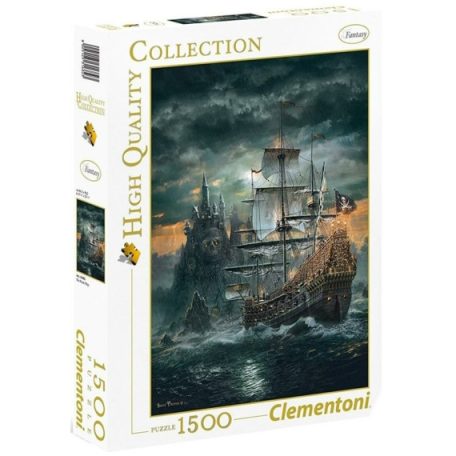Clementoni kirakó, puzzle, 1500 db, A kalózhajó 31682