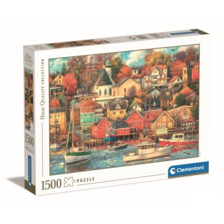 Clementoni kirakó, puzzle, 1500 db, Good time harbor 31685