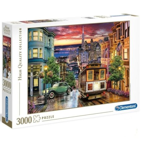 Clementoni kirakó, puzzle, 3000 db, San Francisco 33547