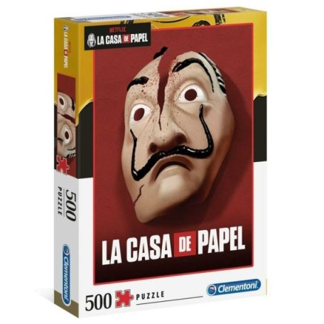Clementoni kirakó, puzzle,  500 db, La Casa De Papel 2  35085