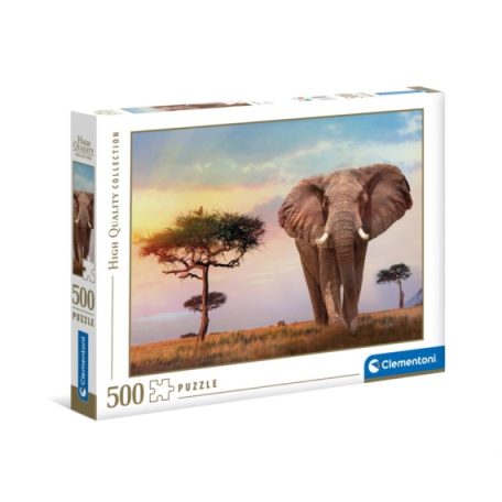 Clementoni kirakó, puzzle,  500 db, Afrikai Naplemente 35096