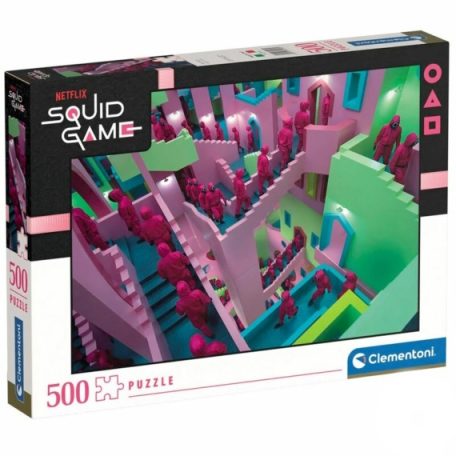 Clementoni kirakó, puzzle,  500 db, Squid Game 35130