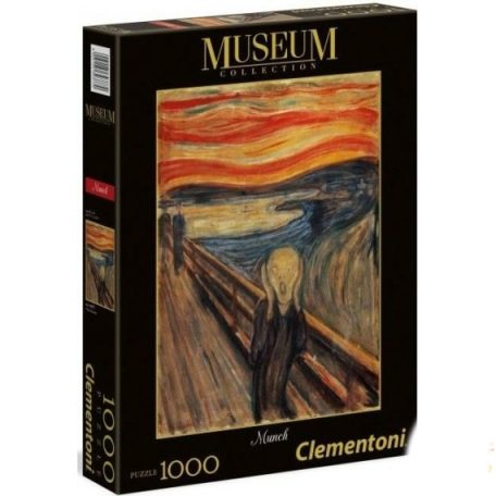 Clementoni kirakó, puzzle, 1000 db, Munch - A sikoly 39377