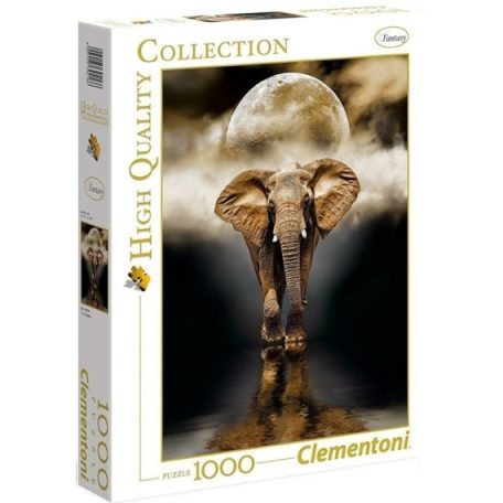 Clementoni kirakó, puzzle, 1000 db, Az elefánt 39416