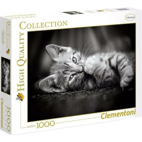 Clementoni kirakó, puzzle, 1000 db, Cica 39422