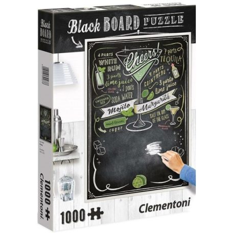 Clementoni kirakó, puzzle, 1000 db, Black Board - Cheers 39467