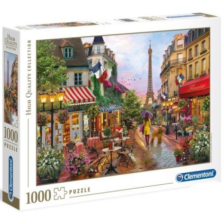 Clementoni kirakó, puzzle, 1000 db, Virágok Párizs 39482