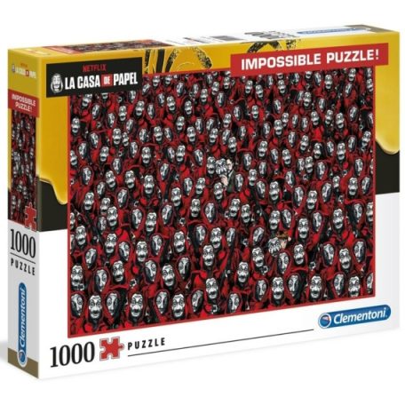 Clementoni kirakó, puzzle, 1000 db, A nagy pénzrablás 39527