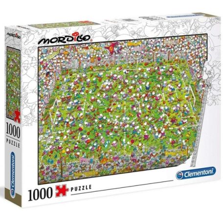 Clementoni kirakó, puzzle, 1000 db, A meccs, Mordillo 39537