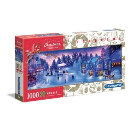 Clementoni kirakó, puzzle, 1000 db, Karácsonyi álom 39582