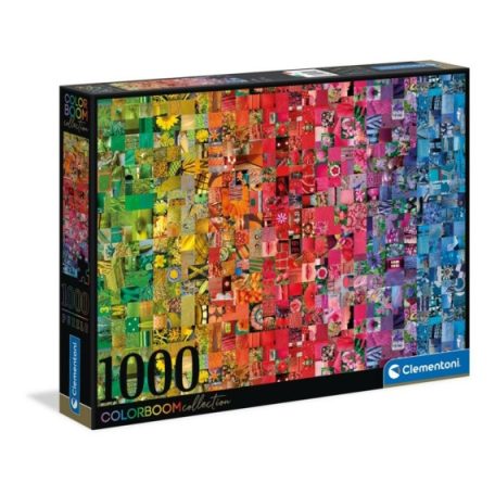 Clementoni kirakó, puzzle, 1000 db, Kollázs 39595