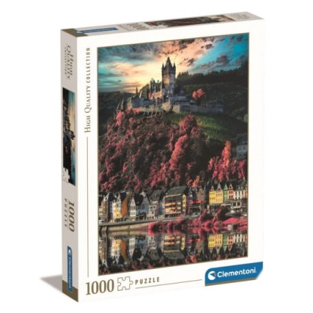 Clementoni kirakó, puzzle, 1000 db, Cochem-kastély 39648