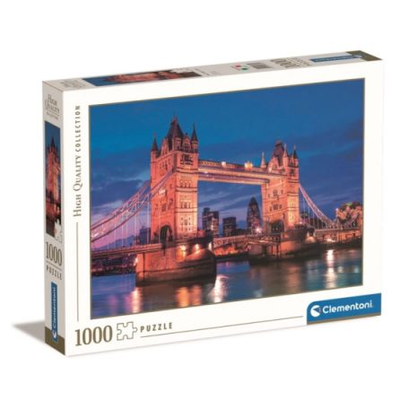 Clementoni kirakó, puzzle, 1000 db, Éjszakai London Tower Bridge 39674