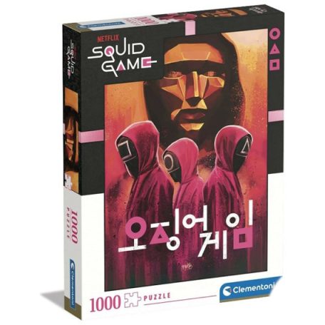 Clementoni kirakó, puzzle, 1000 db, Squid Game 39692