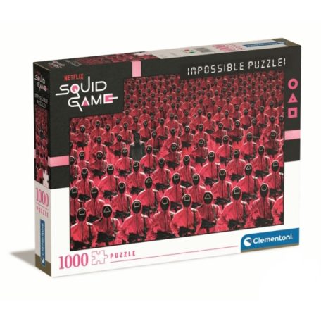 Clementoni kirakó, puzzle, 1000 db, Squid Game Impossible 39695