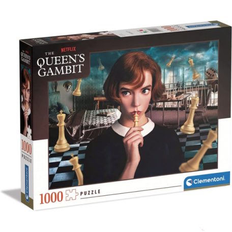 Clementoni kirakó, puzzle, 1000 db, The Queens Gambit - A vezércsel 39698