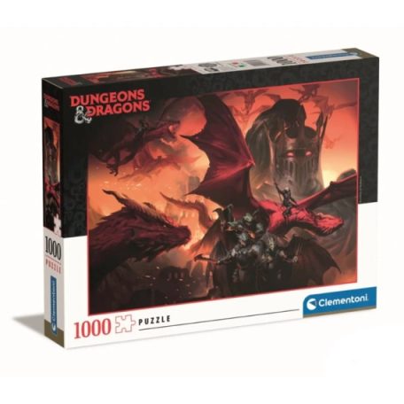 Clementoni kirakó, puzzle, 1000 db, Dungeons and Dragons - Vörös Sárkány 39735