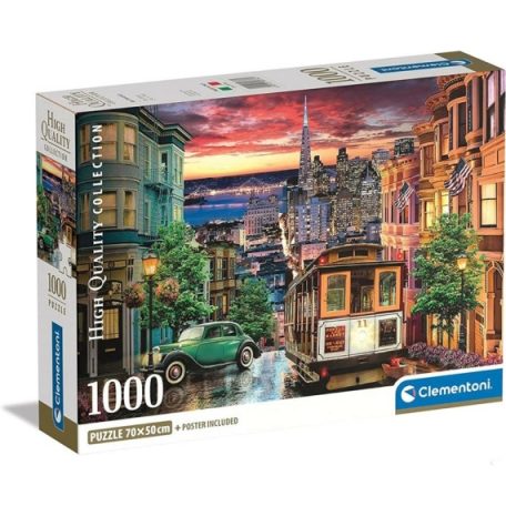 Clementoni kirakó, puzzle, 1000 db, San Francisco 39776