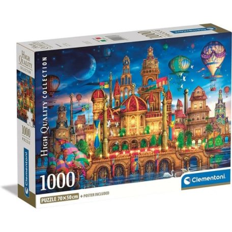 Clementoni kirakó, puzzle, 1000 db, Mesebeli palota 39778
