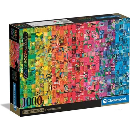 Clementoni kirakó, puzzle, 1000 db, Kollázs 39781