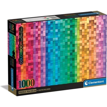 Clementoni kirakó, puzzle, 1000 db, Pixel 39782