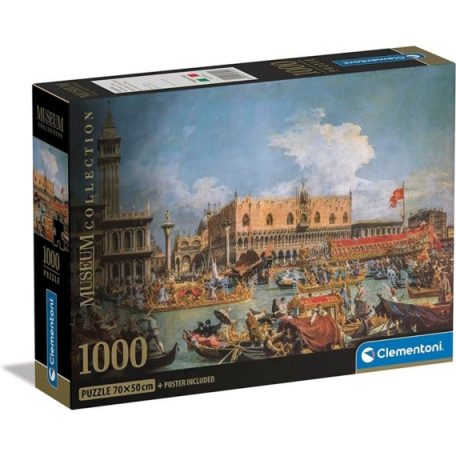 Clementoni kirakó, puzzle, 1000 db, Canaletto 39792