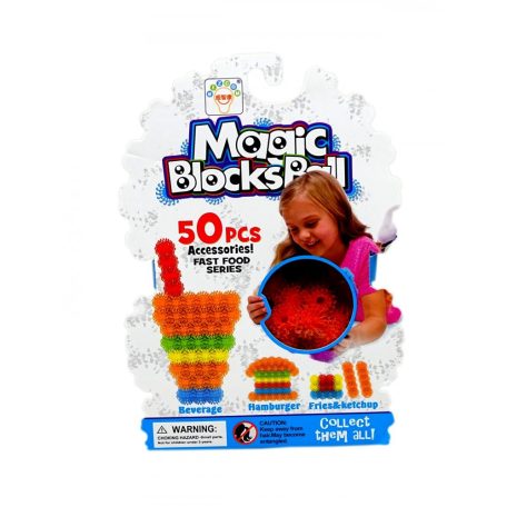 Építőjáték - Magic Blocks Ball - 50 db-os csomag - 48637