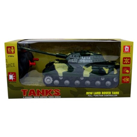 Tank - RC - 4 funkciós - dobozban - 48745