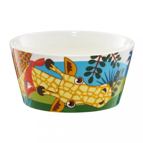 Gyermek tányér, porcelán 13cm, Junior Zoo Zsiráfos 57145