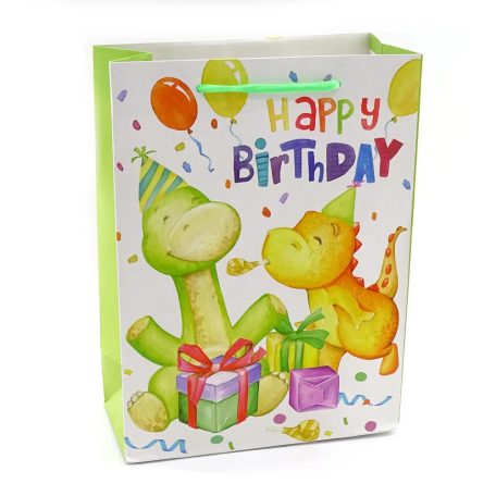 Papírtasak - Happy Birthday - Születésnapos - 31 x 40 x 12 cm - 72152