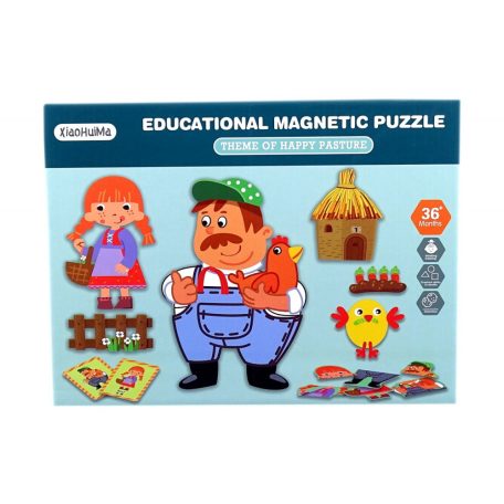 Puzzle csomag dobozban - mágneses - 82619